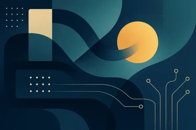 An image representing a highly efficient Retrieval-Augmented Generation (RAG) system with muted tones and flowing data connections.