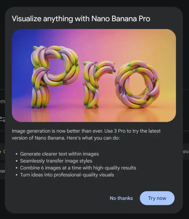 Powered by the new Gemini 3 model, Nano Banana Pro was released today.