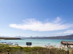 Beach scene in Loreto, Baja California Sur, Mexico - location of The Third Mind Summit exploring human-AI collaboration