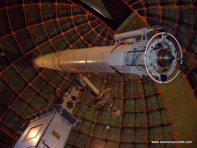 One of the specatular telescopes at Lick in San Jose