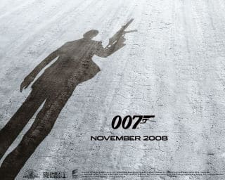 Quantum of Solace James Bond Movie Poster 007 November 2008
